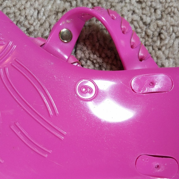 Jack Rogers pink / fuchsia colored jelly sandals. Size 9 - Picture 6 of 7